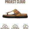 imageProject Cloud Platform Summer Sandals for Women 2026  Comfortable and Adjustable Straps Summer Slides  NonSlip Casual Womens SandalsThong Chestnut