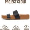 imageProject Cloud Sandals Women with Lightweight Plush amp Soft Insole TwoStrap amp NonSlip Womens Slide  Summer Sandals for Women 2026 HilltopBlack