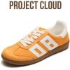 imageProject Cloud Sneakers for Women 2026  Breathable Womens Shoes Memory Foam Insole Casual Sneakers Non Slip Womens Sneakers  Breathable Lightweight Walking ShoesOrange