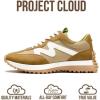 imageProject Cloud Trendy Fashion Sneakers for Women 2026  Memory Foam and NonSlip Comfortable Casual Ladies Shoes for Womens Fashion Sneakers  Lightweight Laceup Shoes LeccoCamel