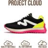 imageProject Cloud Trendy Fashion Sneakers for Women 2026  Memory Foam and NonSlip Comfortable Casual Ladies Shoes for Womens Fashion Sneakers  Lightweight Laceup Shoes LeccoPink