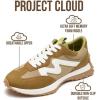 imageProject Cloud Trendy Fashion Sneakers for Women 2026  Memory Foam and NonSlip Comfortable Casual Ladies Shoes for Womens Fashion Sneakers  Lightweight Laceup Shoes LeccoCamel