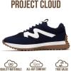 imageProject Cloud Trendy Fashion Sneakers for Women 2026  Memory Foam and NonSlip Comfortable Casual Ladies Shoes for Womens Fashion Sneakers  Lightweight Laceup Shoes LeccoNavy