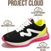 imageProject Cloud Trendy Fashion Sneakers for Women 2026  Memory Foam and NonSlip Comfortable Casual Ladies Shoes for Womens Fashion Sneakers  Lightweight Laceup Shoes LeccoPink