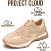 imageProject Cloud Trendy Fashion Sneakers for Women 2026  Memory Foam and NonSlip Comfortable Casual Ladies Shoes for Womens Fashion Sneakers  Lightweight Laceup Shoes LeccoRaffia