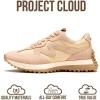imageProject Cloud Trendy Fashion Sneakers for Women 2026  Memory Foam and NonSlip Comfortable Casual Ladies Shoes for Womens Fashion Sneakers  Lightweight Laceup Shoes LeccoRaffia