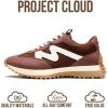 imageProject Cloud Trendy Fashion Sneakers for Women 2026  Memory Foam and NonSlip Comfortable Casual Ladies Shoes for Womens Fashion Sneakers  Lightweight Laceup Shoes LeccoTerracotta