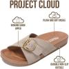 imageProject Cloud Womens Sandals  Adjustable Buckle Sandals for Women 2026 with Plush Insole  Lightweight amp Non Slip Slides for Women Footwear BeamingBirch Suede