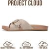 imageProject Cloud Womens Sandals  Adjustable Buckle Sandals for Women 2026 with Plush Insole  Lightweight amp Non Slip Slides for Women Footwear BeamingBirch Suede