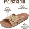 imageProject Cloud Womens Sandals  Adjustable Buckle Sandals for Women 2026 with Plush Insole  Lightweight amp Non Slip Slides for Women Footwear BeamingGold Raffia
