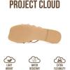 imageProject Cloud Womens Sandals with Memory Foam  Eco Crafted Leather Sandals for Women 2026  Flats  Non Slip amp Comfortable Sandals Women LisaCognac