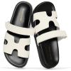 imageProject Cloud 100 Genuine Leather Sandals for Women Footwear  Stylish Womens Sandals with Plush amp Soft Insole  NonSlip and WaterResistant Beach Sandals Slides for Women MayvyWhite