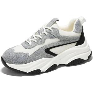 imageProject Cloud Chunky Platform Sneakers for Women  Comfortable Memory Foam Insole Shoes for Women Footwear  Laceup Womens Shoes amp Fashion Sneakers Coco