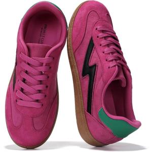 imageProject Cloud Fashion Sneakers for Women 2026  LaceUp Shoes Trendy Women Sneakers with Memory Foam Insole Womens Fashion Sneakers NonSlip Womens Shoes IritaPink Combo