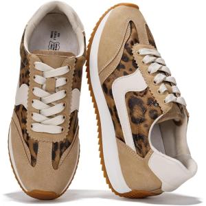 imageProject Cloud Fashion Sneakers for Women 2026  Lightweight LaceUp Shoes for Women with Memory Foam Insoles  Trendy Womens Shoes  NonSlip Comfortable Womens Sneakers MadisonLeopard