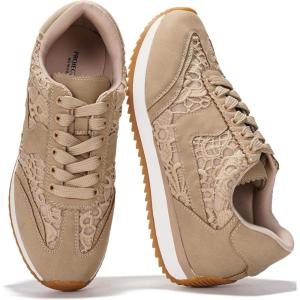 imageProject Cloud Fashion Sneakers for Women 2026  Lightweight LaceUp Shoes for Women with Memory Foam Insoles  Trendy Womens Shoes  NonSlip Comfortable Womens Sneakers MadisonRaffia