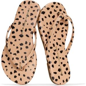 imageProject Cloud Kids Sandals For Girls Footwear with Memory Foam Insole Kids Flip Flops  Lightweight amp Slip Resistant Girls Sandals Summer Beach Essentials 2026 Little FoundationsCheetah