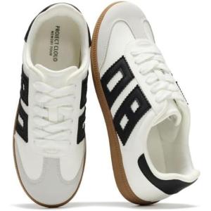 imageProject Cloud Sneakers for Women 2026  Breathable Womens Shoes Memory Foam Insole Casual Sneakers Non Slip Womens Sneakers  Breathable Lightweight Walking ShoesWhite Combo