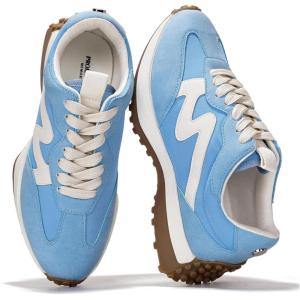 imageProject Cloud Trendy Fashion Sneakers for Women 2026  Memory Foam and NonSlip Comfortable Casual Ladies Shoes for Womens Fashion Sneakers  Lightweight Laceup Shoes LeccoLight Blue