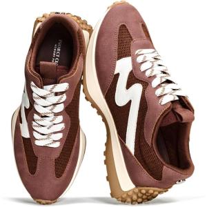 imageProject Cloud Trendy Fashion Sneakers for Women 2026  Memory Foam and NonSlip Comfortable Casual Ladies Shoes for Womens Fashion Sneakers  Lightweight Laceup Shoes LeccoTerracotta