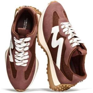 imageProject Cloud Trendy Fashion Sneakers for Women 2026  Memory Foam and NonSlip Comfortable Casual Ladies Shoes for Womens Fashion Sneakers  Lightweight Laceup Shoes LeccoBrown Multi